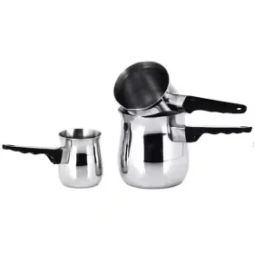 Lexi Home 852038000275 High Quality Stainless Steel Turkish Coffee Maker Set