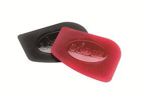Lodge 078433147630 Pan Scrapers. Handheld Polycarbonate 2 Count Pack Of 1 Red/black