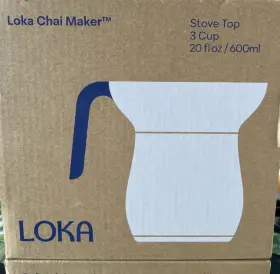 Chm-002 Loka Chai Maker Stove Top 3-cup 20oz/600ml Capacity - New