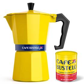 Lords Rocks M52694bt Caf Bustelo Stovetop Espresso Maker 300 Ml Cup Moka Pot Coffe
