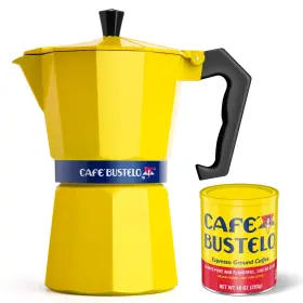 M52694bt Lords Rocks Caf Bustelo Stovetop Espresso Maker 300 Ml Cup Moka Pot Coffe