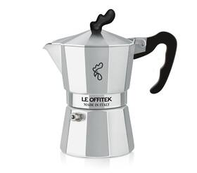 Lorren Home Trends Amika-3 Amika Made In Italy Classic Stovetop Espresso Maker Italian Coffee 3 Cup By