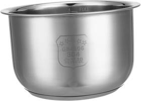 Luxshiny 2nf26bhc6j3o431a18eie Rice Cooker Liner Cooking Pot Inner Supplies 18x18x10.5cm Silver