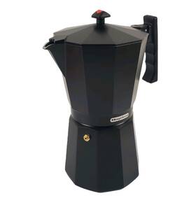Magefesa 429113134167 Kenia Noir Espresso Stove Top Coffee Maker 12 Cup Aluminium Matte Black Finish