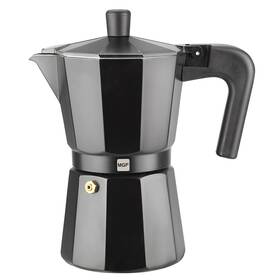 Magefesa 813310015363 Kenia Noir Stovetop Espresso Coffee Maker 6 Cups / 10 Oz Make Your Own Ho