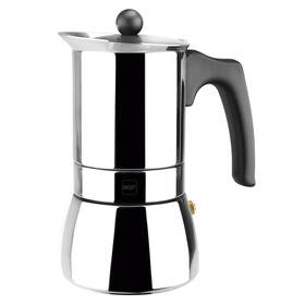 Magefesa 813310016469 Genova Stovetop Espresso Coffee Maker 4 Cups / 6.5 Oz Made Of 18/10 Sta Inch