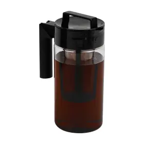 Maison Sucasa 810094757052 Cold Brew Coffee Maker Heat-resistant Handle 1.3 Liter Plastic Clear