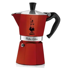 06905 Marimba Moka Color Espresso Coffee Maker 6 Cups Bordeaux