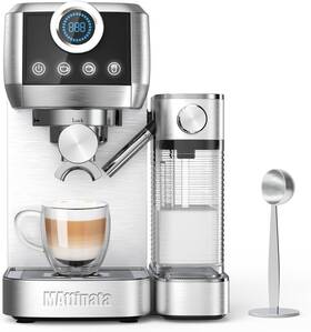 Mattinata Cm1635 Espresso Machine 20 Bar Cappuccino With Automatic Milk A-silver