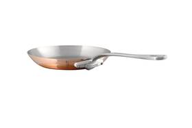 Mauviel 611326 Mftheritage 150 S 1.5mm Polished Copper And Stainless Steel Frying Pan W