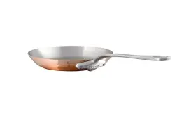611326 Mauviel Mftheritage 150 S 1.5mm Polished Copper And Stainless Steel Frying Pan W