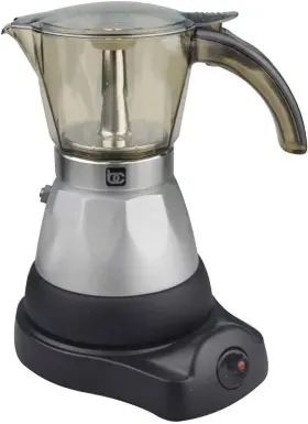 Bc-95511 Mbr Industries Bene Casa - Black Espresso Coffee Maker With Transparent Carafe Brews 3 Cups I