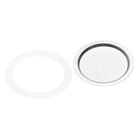 Meccanixity B0b7xmxp1g 3 Silicone Gasket 62x80.5mm 1 Stainless Steel Filter Screen 74mm
