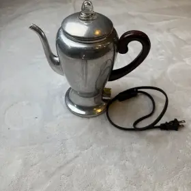 101m Mirro Vintage Mirro-matic Electric Percolator 5 Cup Aluminum Coffee Maker Usa