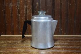 Mirro M-0805 Aluminum Stovetop Hot Water For Tea Pot 1940s Vintage And Lid Only
