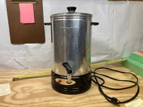 126m Mirromatic Mirro-matic Usa 35 Cup Automatic Electric Coffee Percolator Vintage Tested