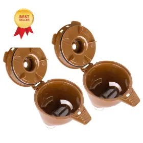 49974 Misfart 2-pack Single Serve Brew Basket For Hamilton Beach Coffee Filter Brown