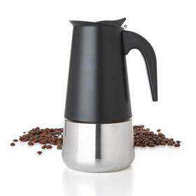 Mixpresso 897038503414 6 Cup Greca Stovetop Espresso Maker 10oz Moka Pot With Coffee Perco