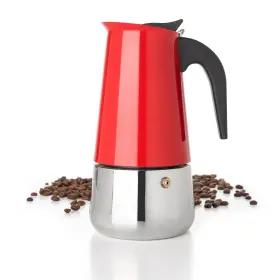 Mixpresso 897038503421 9 Cup Greca Stovetop Espresso Maker 450ml/15oz Moka Pot With Coffee