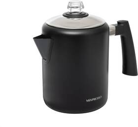 Mixpresso Cpltr-5blk Black Stainless Steel Coffee Percolator Stovetop 37oz Classic Percola