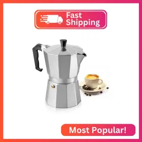 Mpal-3 Mixpresso Moka Pot 3 Cup 5 Oz Total Stovetop Espresso Maker For Gas And Electr