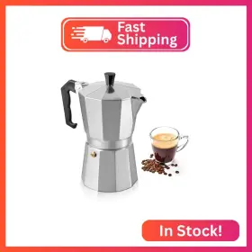 Mpal-6 Mixpresso 6 Cup Moka Pot Cuban Coffee Maker For Gas Electric Stove To