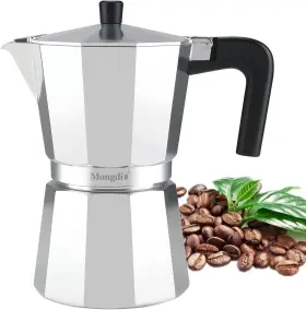Kh-804c Mongdio 6-cup Vintage Stovetop Espresso Maker Moka Pot Cuban Italian Coffee 10 Oz