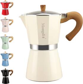 Mongdio Md-mkh-7a Stovetop Espresso Maker Moka Pot Cuban Coffee Stove Top Ma