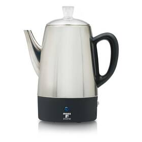 Moss & Stone Epltr-8ms And Percolator Coffee 54 Oz - 11 Inch H X 9 L 5.7 W Silver