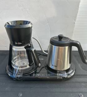 Mr. Coffee 072179237181 All In One Pour Over Brewer Black Stainless