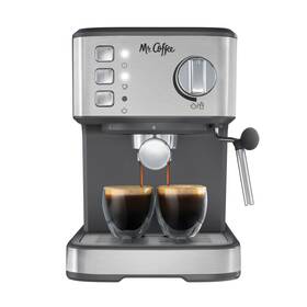 Mr. Coffee 2213533 Mr. Compact Espresso Maker Machine One Size Stainless Steel
