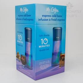 Mr. Coffee 2214047 Mr. Cold Brew Express 10-minute Machine Indigo Color