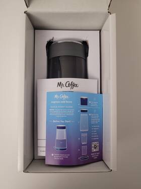 Mr. Coffee Nwl0001675786 Mr. Express Cold Brew Maker 10-minute Machine Sake