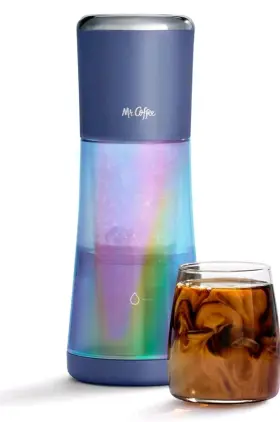 10-minute Mr. Coffee V256xyo Express Cold Brew Maker Machine Indigo Color