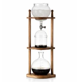Nispira Hbbd-8 Cold Brew Coffee Drip Tower Iced Maker Wooden Stand 6 8 Cup Nwob