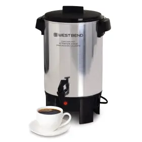 58030 Nobrand Commercial Coffee Urn And Beverage Dispenser Auto Temp Control 30 Cup Aluminum