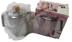 Norpro 028901005498 9-cup Stovetop Coffee Pot Percolator Model 549 Original Box