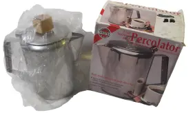 Norpro 028901005498 9-cup Stovetop Coffee Pot Percolator Model 549 Original Box