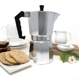 5587 Norpro 8-cup Espresso Maker One Size Silver