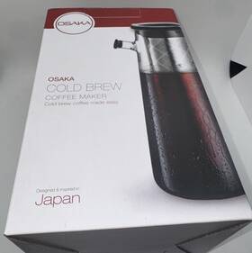 Osaka 735255284119 Cold Brew Coffee Maker -1.5 Liter Tritan Carafe With Stainless Steel Mesh