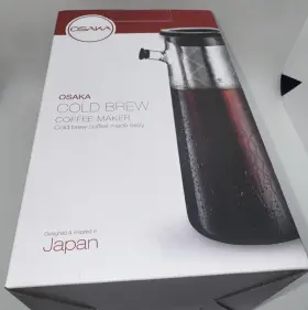 Osaka 735255284119 Cold Brew Coffee Maker -1.5 Liter Tritan Carafe With Stainless Steel Mesh