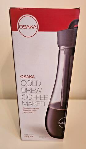 Osaka 735255284171 Cold Brew Coffee Maker -1.5 Liter Tritan Carafe With Stainless Steel Mesh