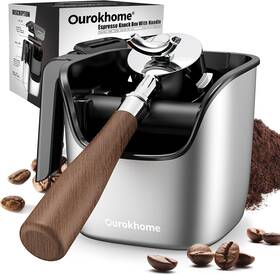 Ourok 744110230291 Ourokhome Knock Box Espresso Accessories The Latest Patented Stainless Steel Es