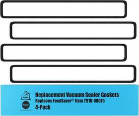 Outofair 176870-000-000-4pack Replacement Gaskets 4 Foam For Foodsaver - Fits Black