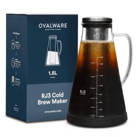 Ovalware Rj306 Airtight Cold Brew Iced Coffee Maker Pitcher & Tea With