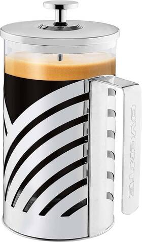 Ovente Fsd27p 27 Ounce French Press Coffee And Tea Maker Portable Pitcher With Scoop New- Silver