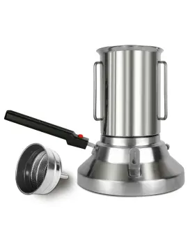 Papa Long 738866422246 Multifunctional Stovetop Espresso Coffee Maker Moka Pot For Italian And Cuban