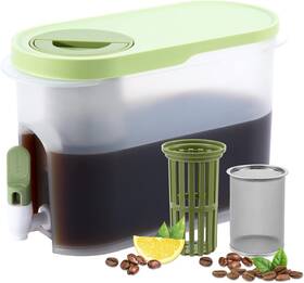 Parbee 711181423754 1 Gallon Cold Brew Coffee Maker Iced With Ultra Fine Stainl