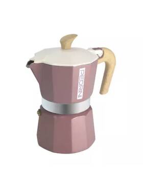 Pedrini 883336420304 Pink Mymoka Moka Pot Espresso Caffe Coffee Maker 6 Cups Caffettiera New