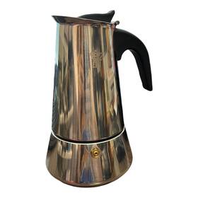 Pezzetti 1386 Espresso Coffee Maker Pot Stainless Steel Stovetop Percolator 4 Cup